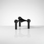 Sculptural Stainless Steel Candle Holder