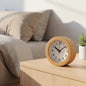Silent Beech Wood Alarm Clock with Night Light