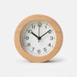 Silent Beech Wood Alarm Clock with Night Light