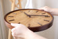 Silent Bent Wood Wall Clock, 30 cm