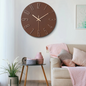 Round Wall Clock with Gold Numerals