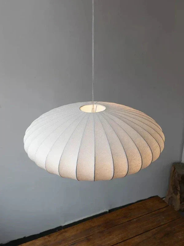 Silk Pendant Light with Crystal Crown