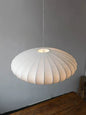 Silk Pendant Light with Crystal Crown