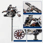 Skeleton Rider Motorcycle Garden Wind Spinner