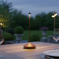 Slim Cordless LED Table Lamp in black