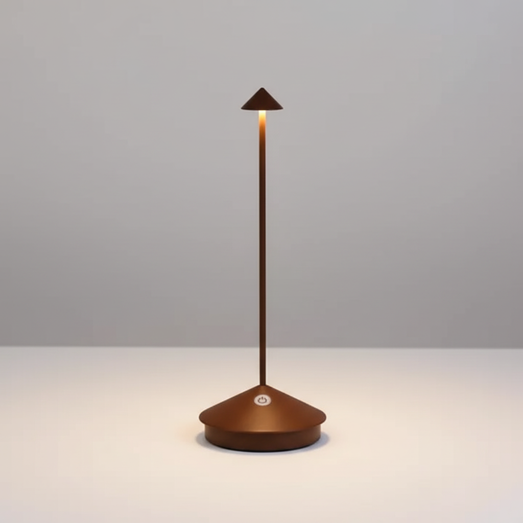 Slim Cordless LED Table Lamp in black