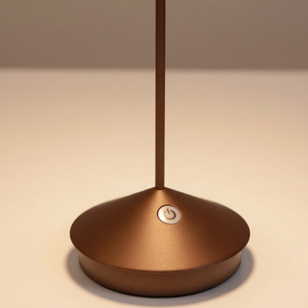 Slim Cordless LED Table Lamp in black