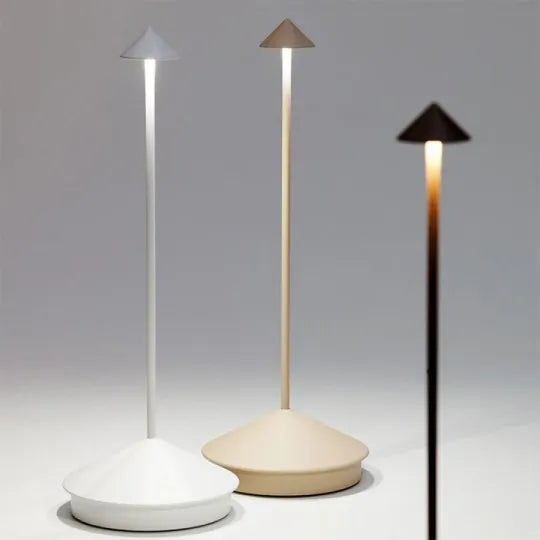 Slim Cordless LED Table Lamp in black