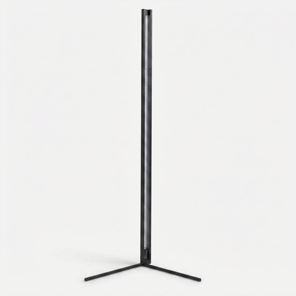 Slim LED Corner Floor Lamp with Remote Control