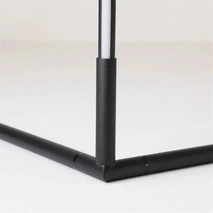Slim LED Corner Floor Lamp with Remote Control