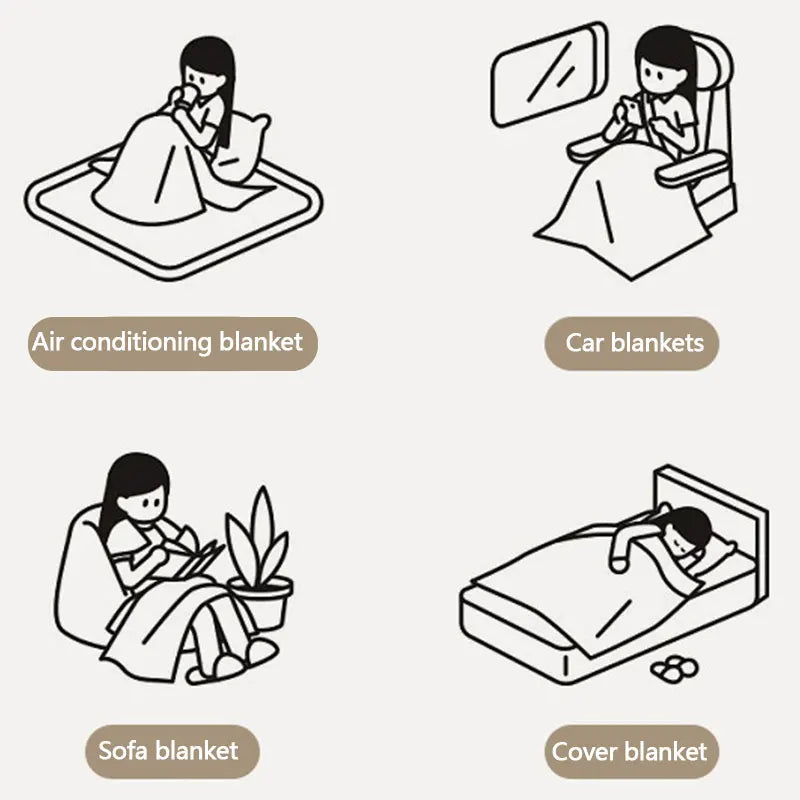 Soft Plush Throw Blanket