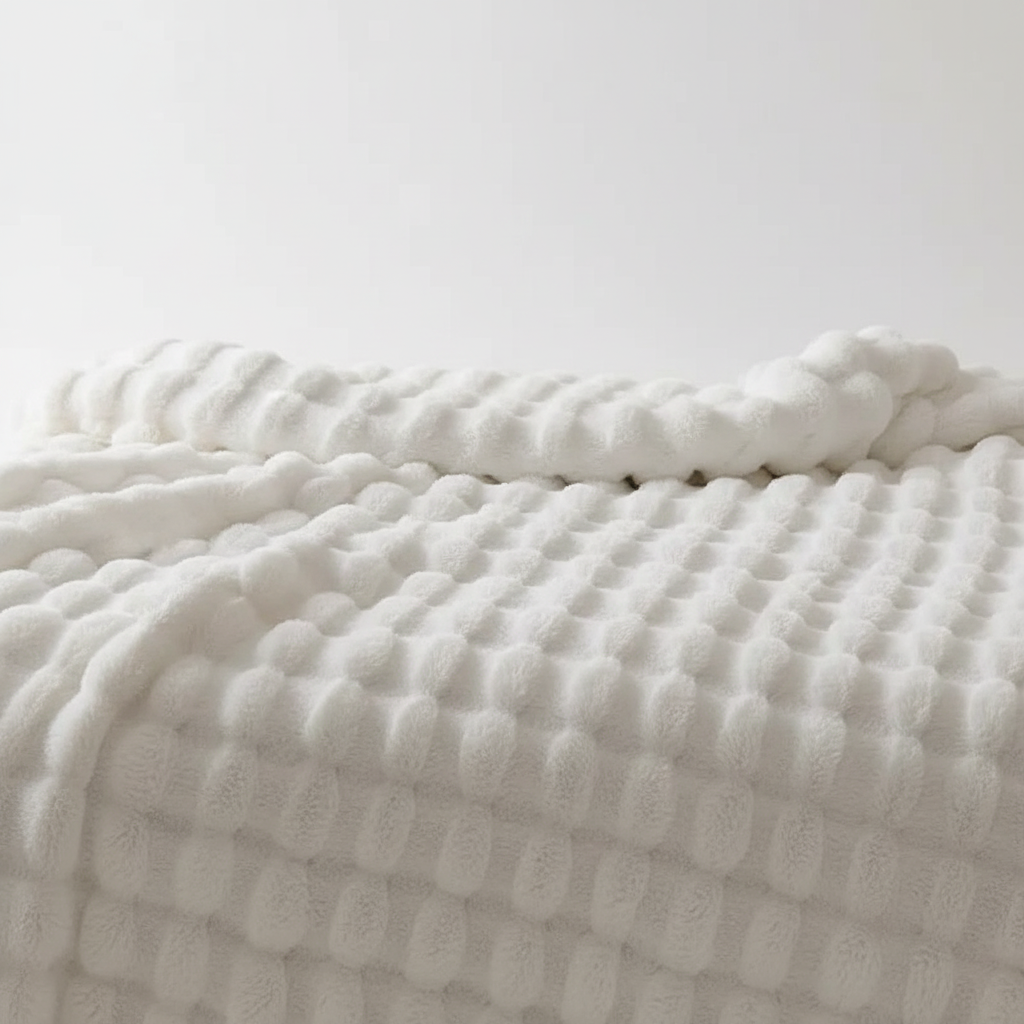 Soft Plush Throw Blanket, 5 Sizes