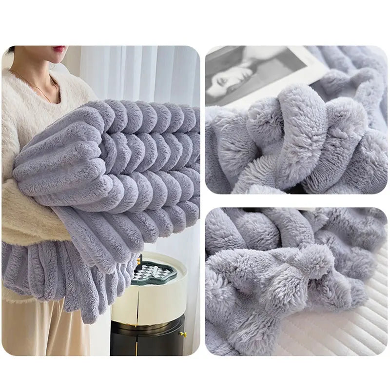 Soft Plush Throw Blanket