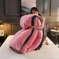 Soft Velvet Fleece Duvet Cover in Pink