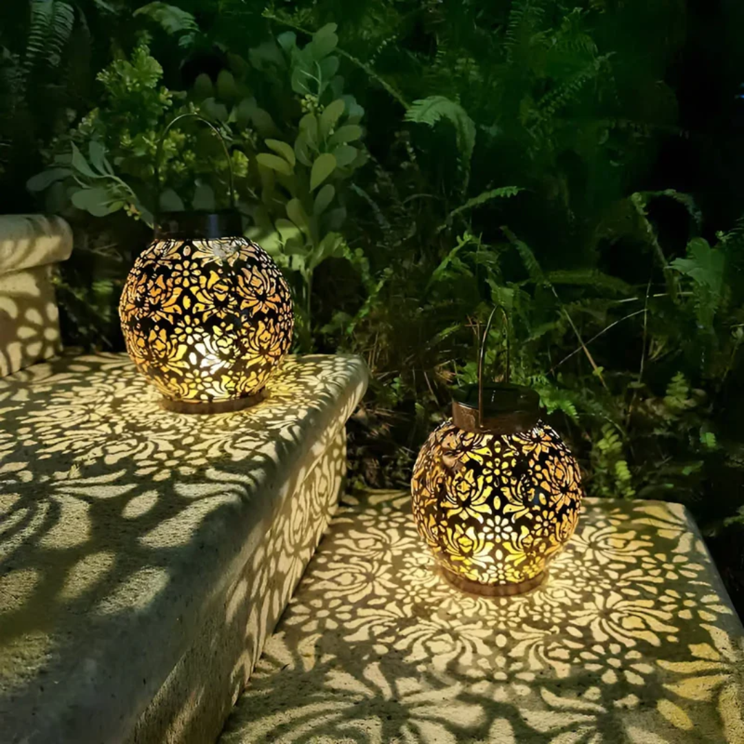 Solar LED Hanging Garden Lantern