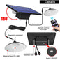 Solar LED Light Set with Remote Control, set of 2