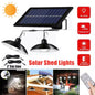 Solar LED Light Set with Remote Control, set of 2