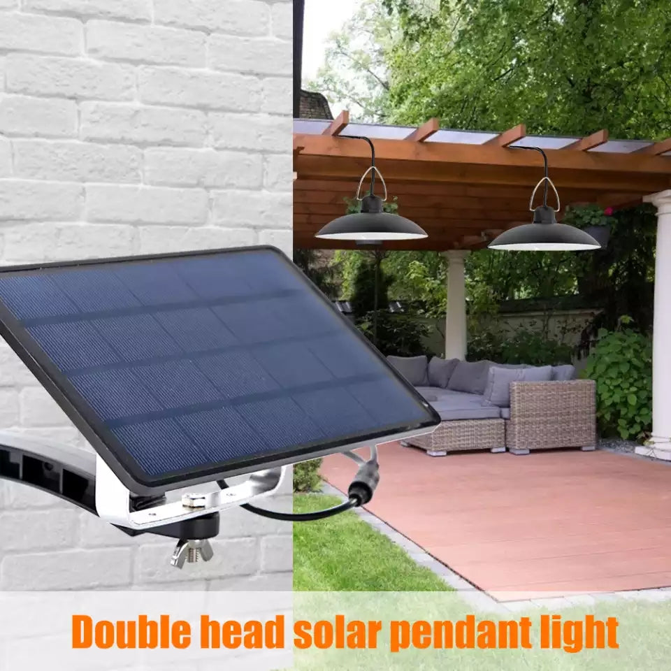 Solar LED Light Set with Remote Control, set of 2