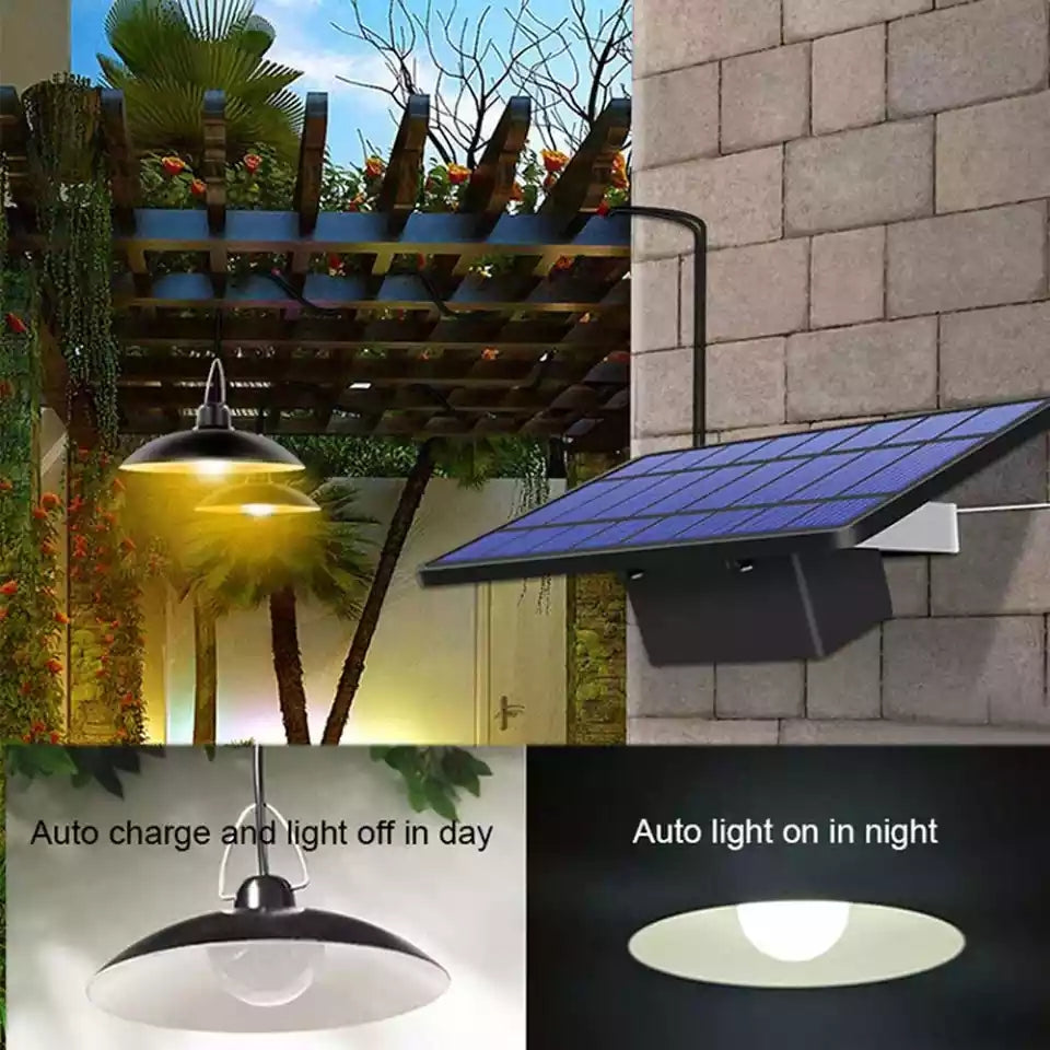 Solar LED Light Set with Remote Control, set of 2