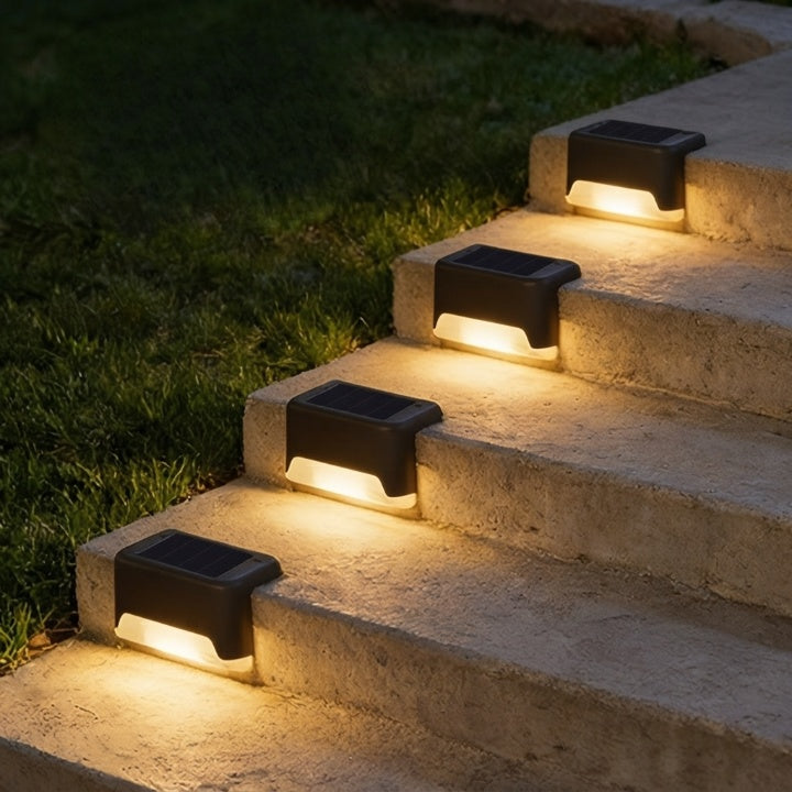 Solar LED Step Lights, set of 8