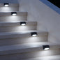Solar LED Step Lights, set of 8