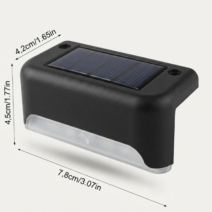 Solar LED Step Lights, set of 8
