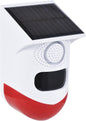 Solar Motion Sensor Alarm with Siren and Strobe