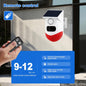 Solar Motion Sensor Alarm with Siren and Strobe