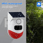 Solar Motion Sensor Alarm with Siren and Strobe