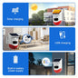 Solar Motion Sensor Alarm with Siren and Strobe