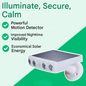 Solar Motion Sensor Outdoor Light