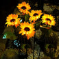 Solar Sunflower Garden Light