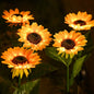 Solar Sunflower Garden Light