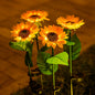 Solar Sunflower Garden Light
