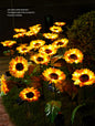 Solar Sunflower Garden Light