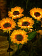 Solar Sunflower Garden Light