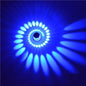 Spiral LED Ceiling and Wall Light in Blue