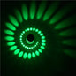 Spiral LED Ceiling and Wall Light in Green