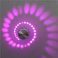 Spiral LED Ceiling and Wall Light in Pink