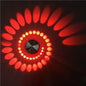Spiral LED Ceiling and Wall Light in Red