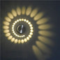Spiral LED Ceiling and Wall Light in Warm White