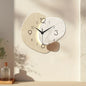 Modern Stone-Effect Wall Clock