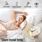 Modern Stone-Effect Wall Clock – close-up