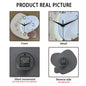 Modern Stone-Effect Wall Clock – styled view