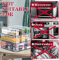 Stackable Fridge Organiser Set of 10