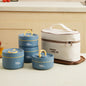 Stackable Insulated Lunch Box with Carry Bag