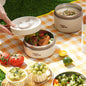 Stackable Insulated Lunch Box with Carry Bag