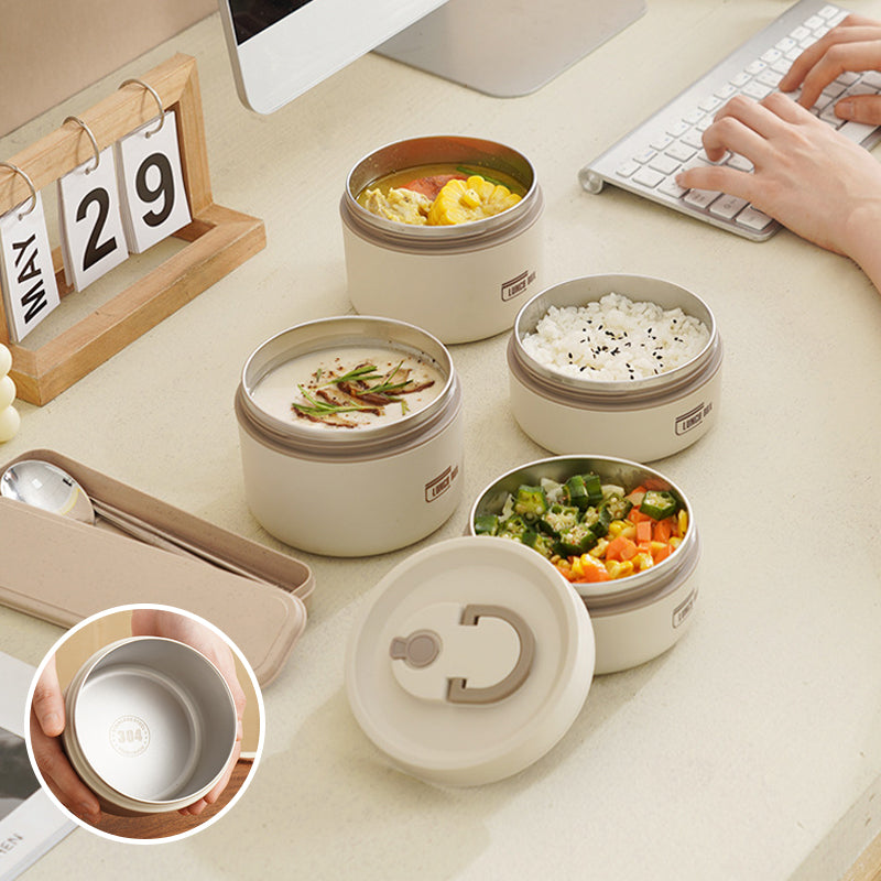 Stackable Insulated Lunch Box with Carry Bag