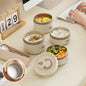 Stackable Insulated Lunch Box with Carry Bag