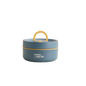 Stackable Insulated Lunch Box with Carry Bag in Blue